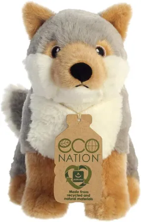 AURORA, 35006, Eco Nation, Wolf, 9.5In, Soft Toy