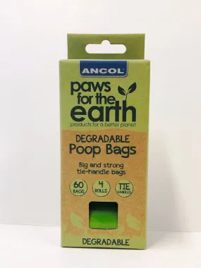 Ancol - Refill poop bag rolls - 4 Rolls (15 Bags per roll - 60 Total)