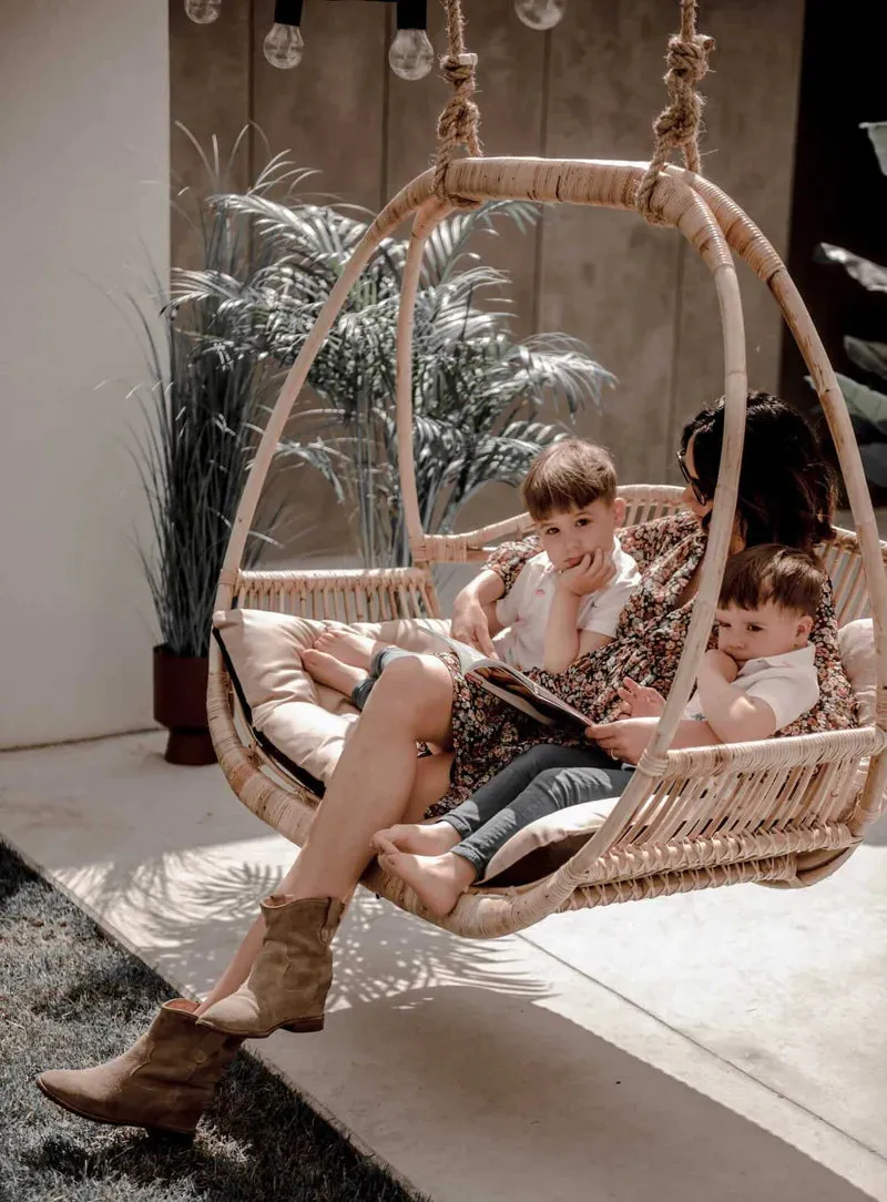 Bamboo Swing Chairs for Outdoor | Cane swing chairs - Ananya