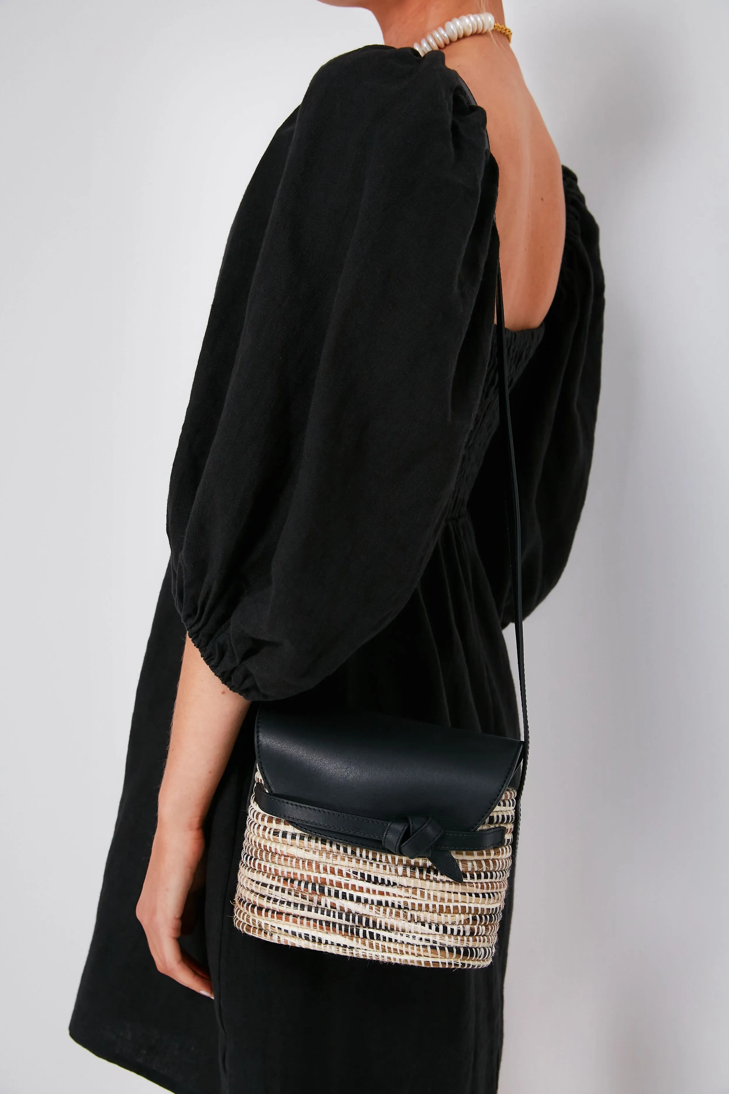 Black Melange Crossbody