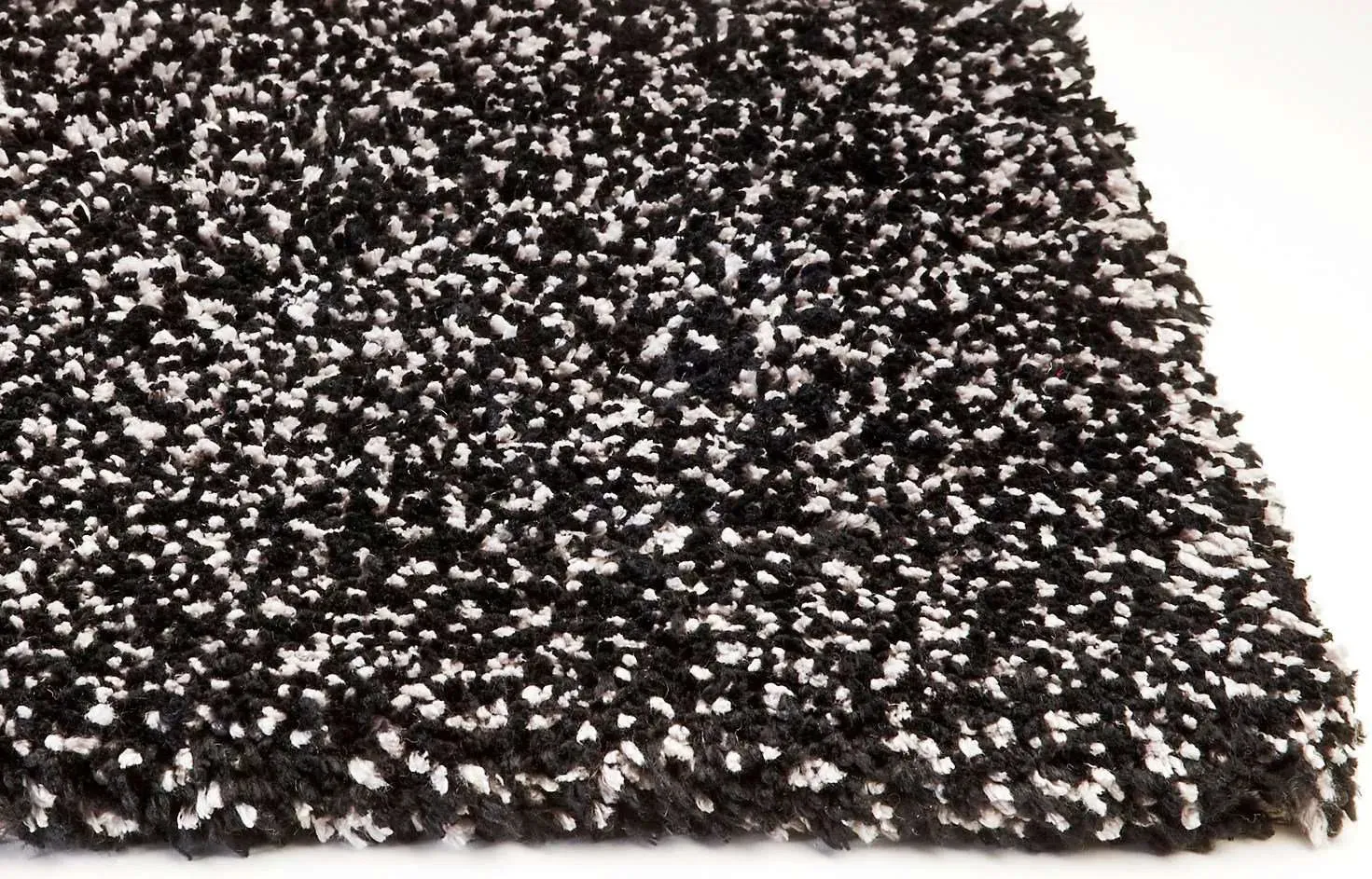 Bliss 1583 Shag Black Heather Rug