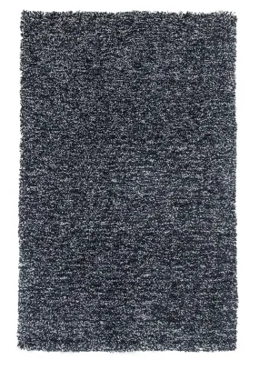 Bliss 1583 Shag Black Heather Rug