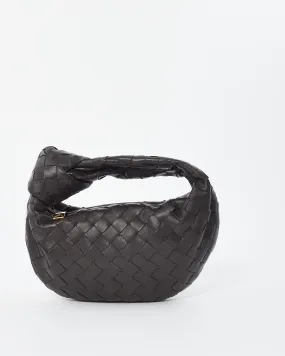 Bottega Veneta Brown Intrecciato Leather Mini Jodie