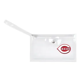 Cincinnati Reds Clear Ticket Wristlet