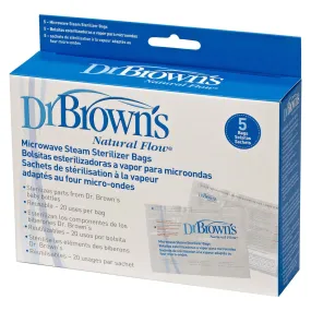 Dr Brown's Options Microwave Steam Steriliser Bags Pack Of 5