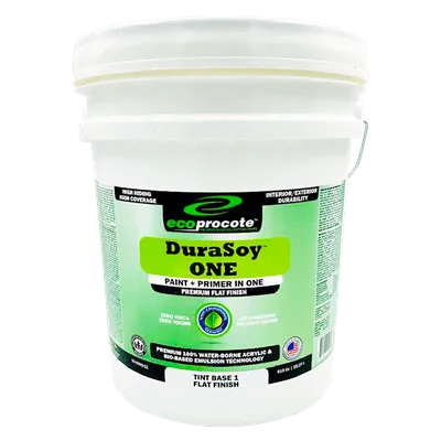 DuraSoy ONE Paint   Primer, Flat, Base 1