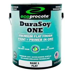 DuraSoy ONE Paint   Primer, Flat, Base 1