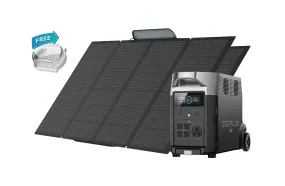 EcoFlow DELTA Pro Solar Generator   2 (Two) 400W Portable Solar Panels