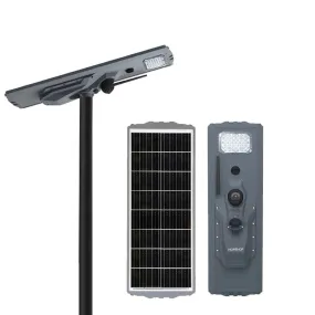 Exterior Street Solar Lights With Motion Sensor cctv Camera Led Post 300W Lamps for Home, Garden and Outdoor