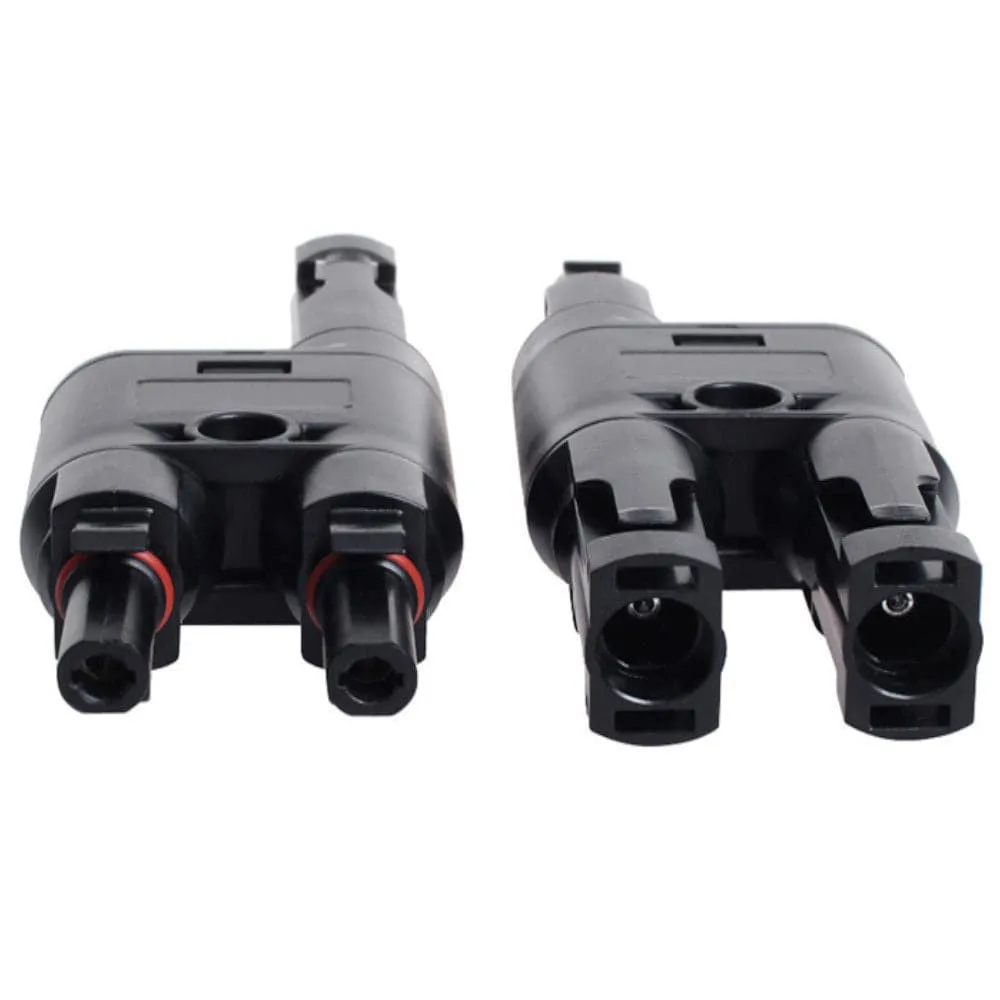 MC4 T connector 2 to 1 (pair)