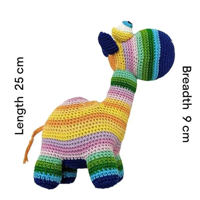 Multi Colour Camel Big - Handcrafted Amigurumi