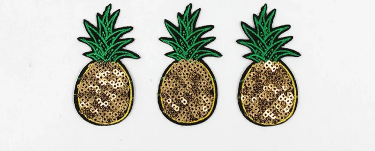 Pineapple Iron On Patches