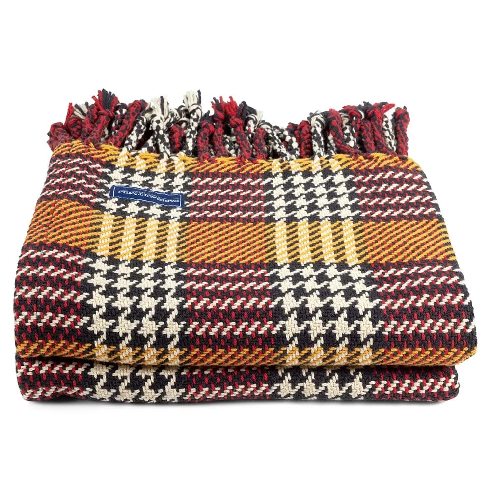 Portland Plaid Cotton Throw