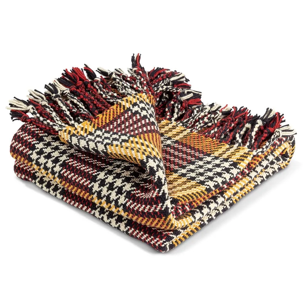 Portland Plaid Cotton Throw