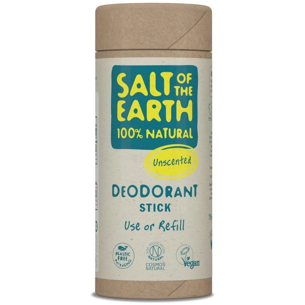 Salt of The Earth Natural Deodorant Stick Tube - Unscented