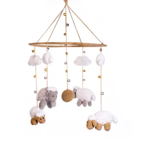 Sheep Dreams Crochet Cot Mobiles for