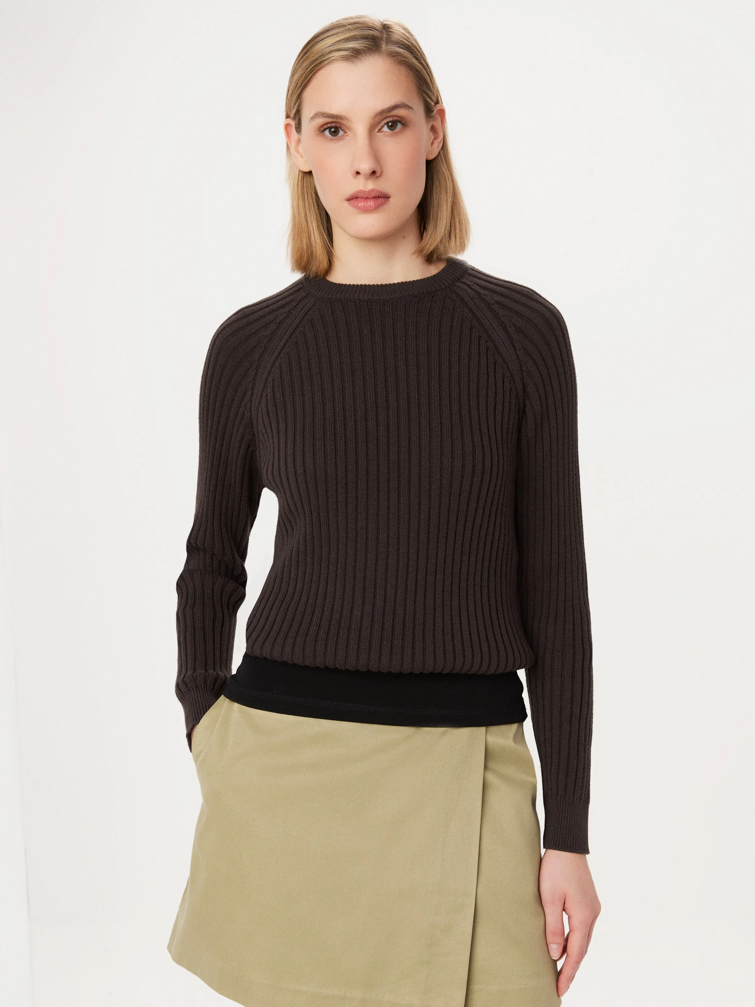 The Ara Seacell™ Sweater in Dark Chocolate