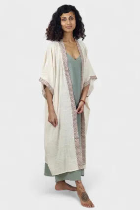 Unisex Flower of Life Organic Cotton Kimono